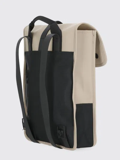 Rains Waterproof Rubberized Fabric Backpack In Neutral