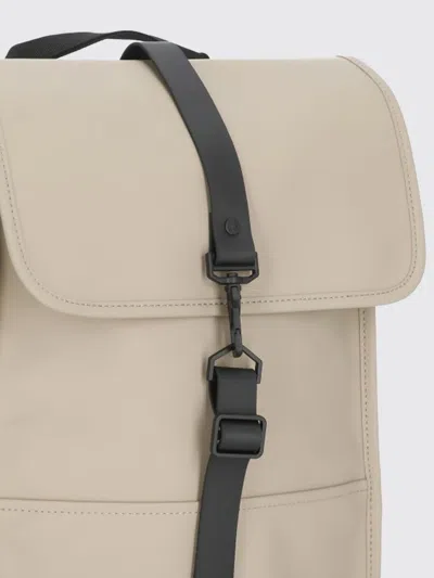 Rains Waterproof Rubberized Fabric Backpack In Neutral