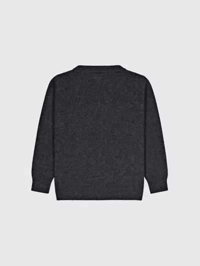 Bobbin & Tricot Basic Cashmere Pullover In Gray