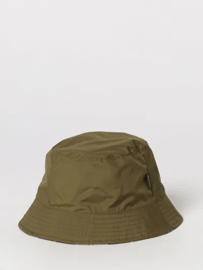 Barbour Reversible Polyester Hat In Green