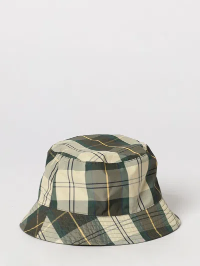 Barbour Reversible Polyester Hat In Green