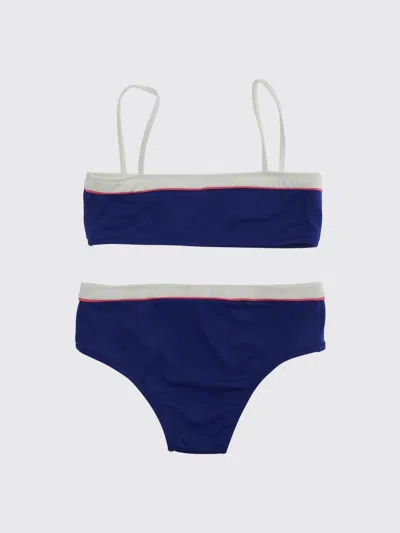 Marni Logo-detail Bikini In Blue