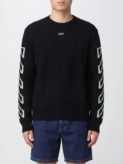 Off-white Sweater Men In Black