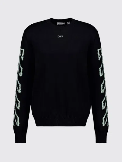 Off-white Sweater Men In Black