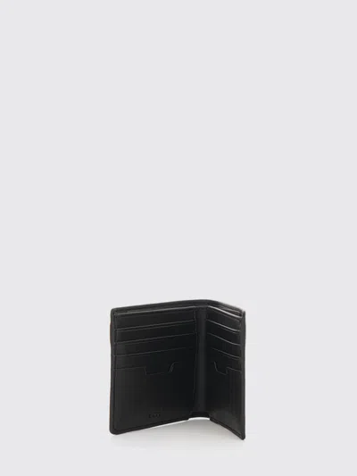 Hugo Boss Lewys Hammered-effect Wallet In Black