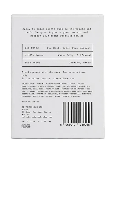 Tenth Muse Salted Skin Solid Perfume Balm