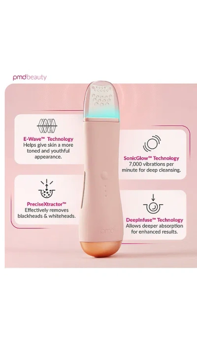 Pmd Beauty Wave Pro Lifting, Infusing & Extraction Device In Pink