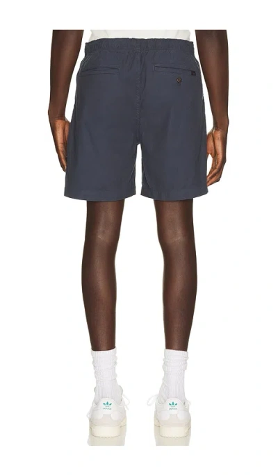 Faherty Essential Drawstring Short In Blue