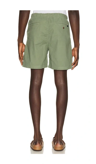 Faherty Essential Drawstring Short In Green