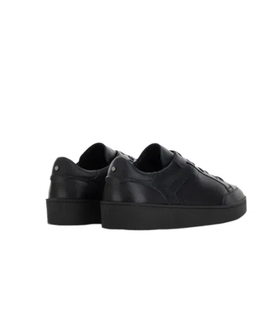 Canali Sneakers With Rubber Sole In Black