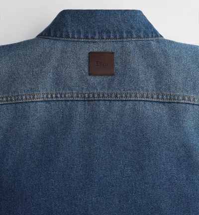 Dior Cropped Jacket In Blue