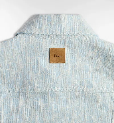 Dior Cropped Jacket In Blue
