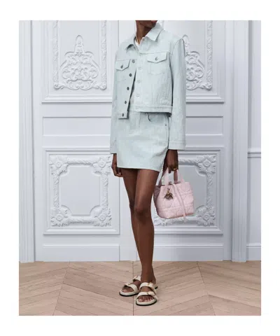 Dior Cropped Jacket In Blue