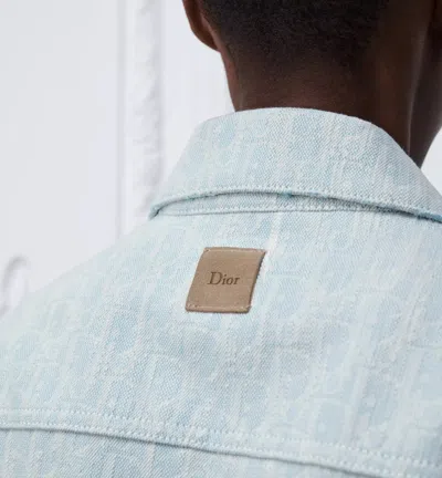 Dior Cropped Jacket In Blue