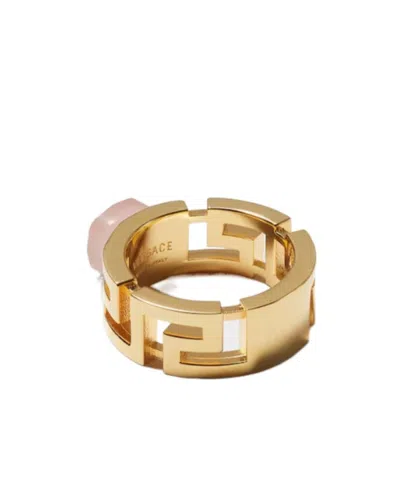 Versace Greca Ring In Multi