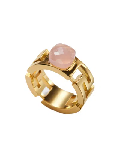 Versace Greca Ring In Multi