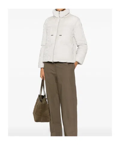 Herno Long-sleeve Jacket In White