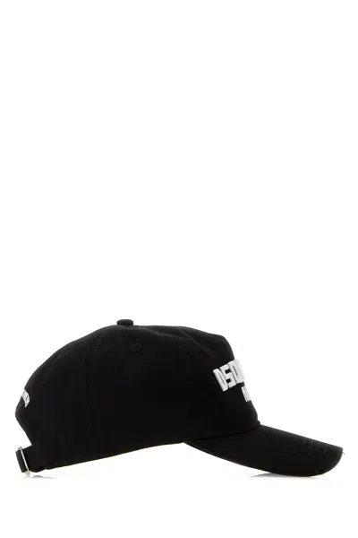 Dsquared2 Dsquared Men Disquared2 Milano Patch Hat In Black