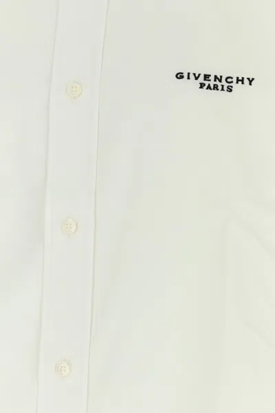 Givenchy White Poplin Shirt In Multi