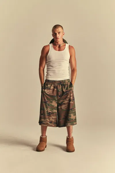 Elwood Baggy Mesh Shorts In Multi