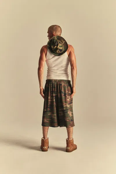 Elwood Baggy Mesh Shorts In Multi