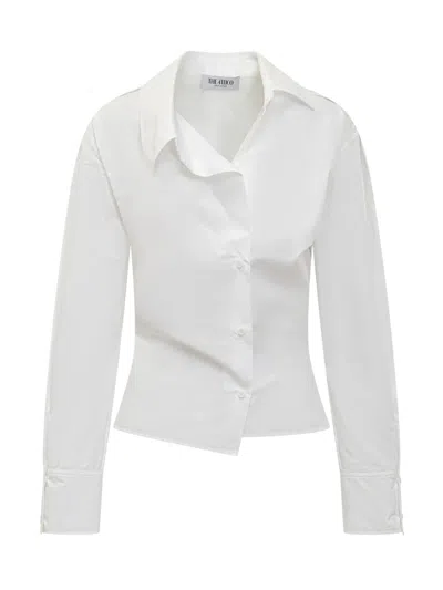 Attico Solid Buttoned Shirt In White