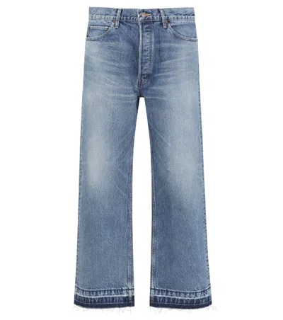 Celine Light Blue Relaxed Jeans In Light Blue