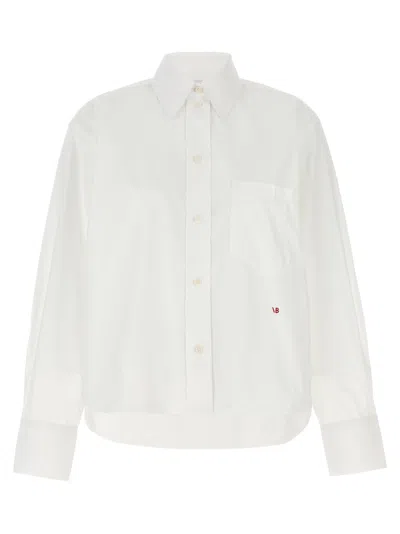 Victoria Beckham White Regular Solid Shirt In White