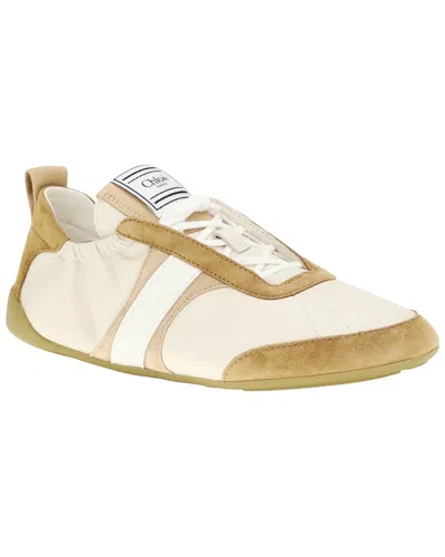 Chloé Kick Leather Sneaker In Multi