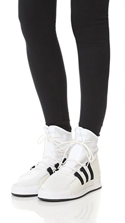 Shop Y-3 Atta Sneakers In Белый/кристально-белый