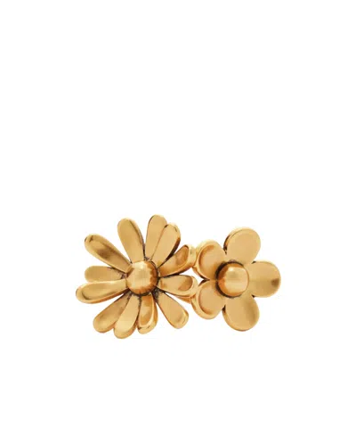 Marc Jacobs Daisy Wild Ring In Gold