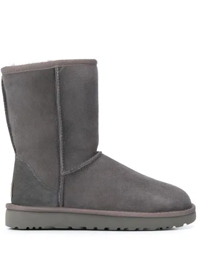 Ugg Mid-calf Suede Boots With Plush Lamb Lining In Multi