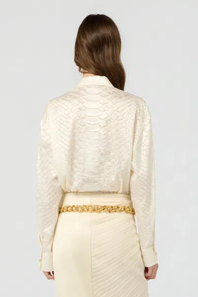 Roberto Cavalli Shirts Light And Natural In Neutral
