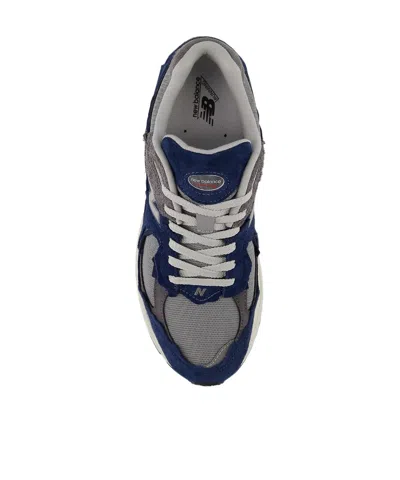 New Balance M2002d Suede Mesh Sneakers In Blue