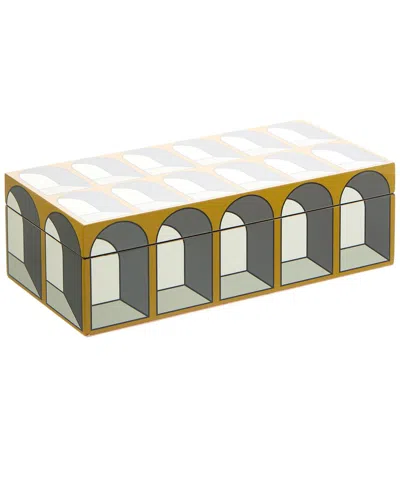 Jonathan Adler Small Lacquer Arcade Box In Multi