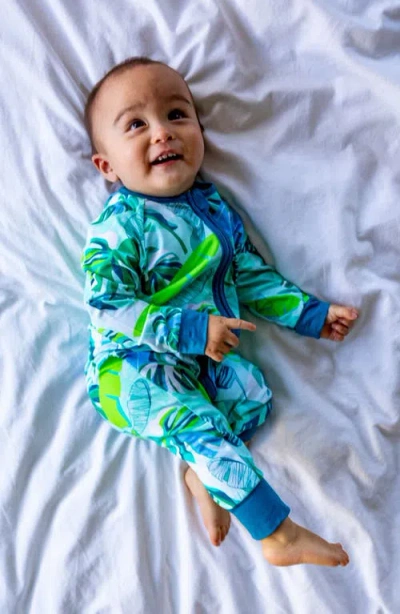 Coco Moon Backyard Oasis Romper In Green