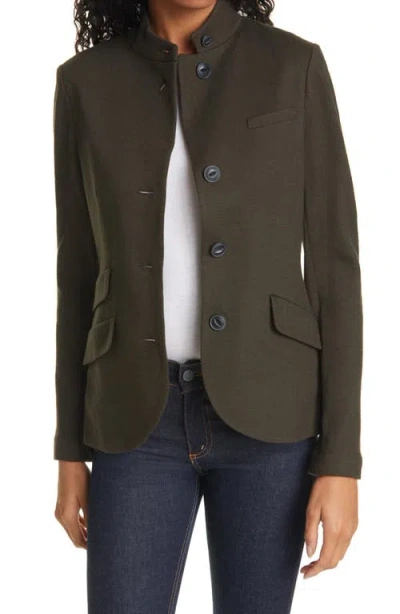 Rag & Bone Slade Three-button Wool Blazer In Green