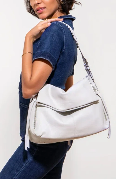 Aimee Bali Double Entry Bag In White
