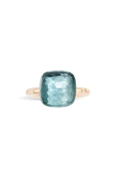 Pomellato Nudo Classic Ring In Blue