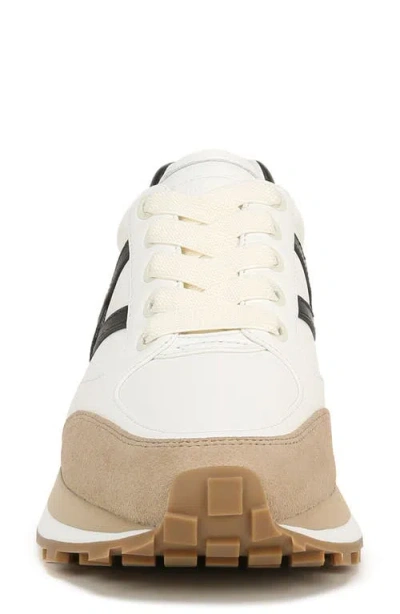 Veronica Beard Valentina Mixed Leather Retro Sneakers In Multi