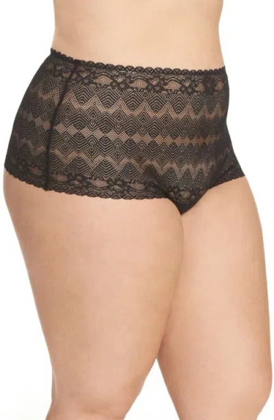 Ashley Graham Lace Thong In Multi