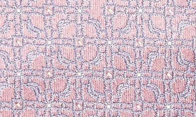 Eton Jacquard Silk Tie In Pink