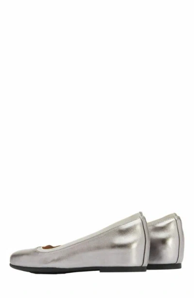 Abeo Cadence Ballet Flat In Silver