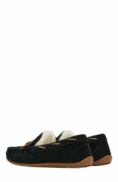 Abeo Amble Bow Slipper In Black