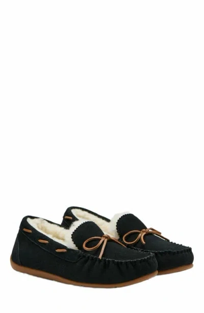 Abeo Amble Bow Slipper In Black