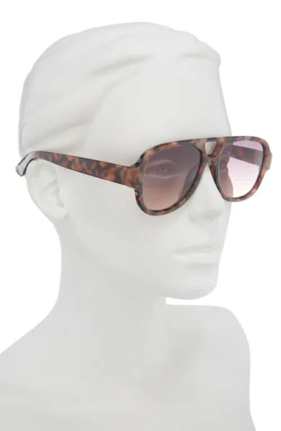 Bp. Gradient Aviator Sunglasses In Brown