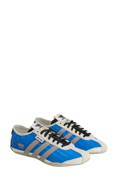 Adidas Originals Blue Song For The Mute Edition Tokyo Sneakers In Animal Print