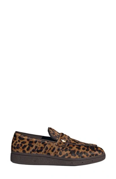 Adidas Originals Handball Spezial Loafers Magic In Animal Print