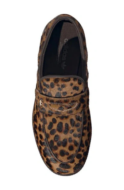 Adidas Originals Handball Spezial Loafers Magic In Animal Print
