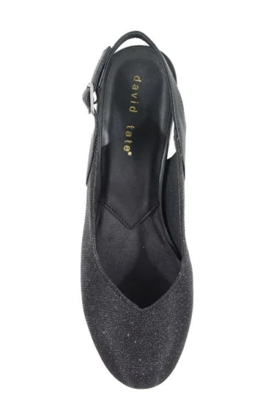 David Tate Extra Wide Width Fancy Pump In Black